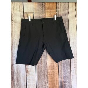 Mission Workshop Utility Shorts Black Techwear Gorpcore Outdoors Stretch Size 32